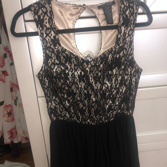 Black and gold shirt dress SIZE SMALL - Picture 2 of 4